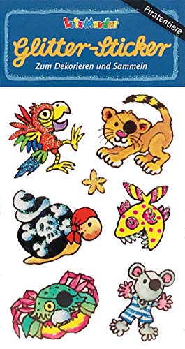 Lutz Mauder 1 Bogen * Piraten & Tiere * Glitter-Sticker/Glitzer-Sticker 72233 // Sticker Glitter Tattoo Glittersticker Kinder Kindergeburtstag Geburtstag Mitgebsel Geschenk Basteln Aufkleber Lutz Mauder 1 Bogen * Piraten & Tiere * Glitter-Sticker/Glitzer-Sticker 72233 // Sticker Glitter Tattoo Glittersticker Kinder Kindergeburtstag Geburtstag Mitgebsel Geschenk Basteln Aufkleber von Lutz Mauder