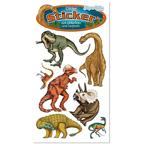 Lutz Mauder 1 Bogen * T-REX & Dinos * Glitter-Sticker/Glitzer-Sticker 72285 // Sticker Glitter Tattoo Glittersticker Kinder Kindergeburtstag Geburtstag Mitgebsel Geschenk Basteln Aufkleber Lutz Mauder 1 Bogen * T-REX & Dinos * Glitter-Sticker/Glitzer-Sticker 72285 // Sticker Glitter Tattoo Glittersticker Kinder Kindergeburtstag Geburtstag Mitgebsel Geschenk Basteln Aufkleber von Lutz Mauder