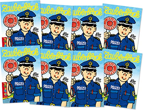 Lutz Mauder 8X Zauberblock Polizei, Mitgebsel Kindergeburtstag, Mottoparty Polizist Lutz Mauder 8X Zauberblock Polizei, Mitgebsel Kindergeburtstag, Mottoparty Polizist von Lutz Mauder