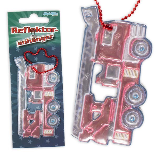 Mitgebsel JungsFeuerwehr-Reflektor mit Kugelkette, 8,5cm x 4,5cm Mitgebsel JungsFeuerwehr-Reflektor mit Kugelkette, 8,5cm x 4,5cm von Lutz Mauder