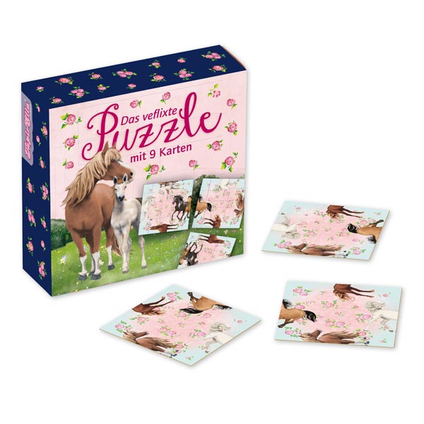 Verflixtes Pferde-Puzzle mit 9 Teilen Verflixtes Pferde-Puzzle mit 9 Teilen von Lutz Mauder