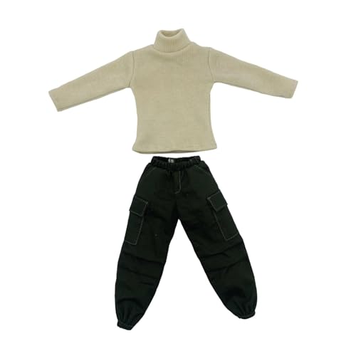 Luwecf 1/6 Maßstab Actionfigur Kleidung Set für 12 Zoll BJD Puppen Körper DIY, Beige Luwecf 1/6 Maßstab Actionfigur Kleidung Set für 12 Zoll BJD Puppen Körper DIY, Beige von Luwecf