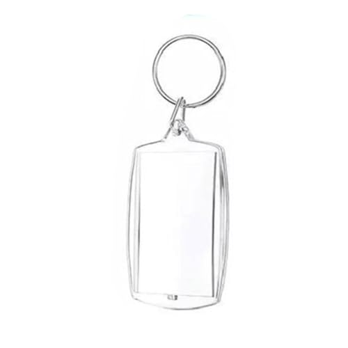 Luwecf 100Pcs Acryl Foto Schlüsselanhänger Bild Rahmen Schlüsselring Crafting Foto Schlüssel Luwecf 100Pcs Acryl Foto Schlüsselanhänger Bild Rahmen Schlüsselring Crafting Foto Schlüssel von Luwecf
