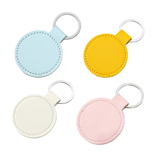Luwecf 4X PU Schlüsselanhänger Blanko Kit Geldbörsen DIY Handwerk Auto Zubehör Tragbare Praktische Rucksäcke Dekoration Schlüssel Ringe Luwecf 4X PU Schlüsselanhänger Blanko Kit Geldbörsen DIY Handwerk Auto Zubehör Tragbare Praktische Rucksäcke Dekoration Schlüssel Ringe von Luwecf