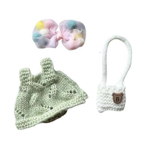 Luwecf Kleidung für Mini-Puppen, Anziehsachen und Schlüsselanhänger, handgefertigt für Puppen von 6,69 Zoll, Style A Luwecf Kleidung für Mini-Puppen, Anziehsachen und Schlüsselanhänger, handgefertigt für Puppen von 6,69 Zoll, Style A von Luwecf