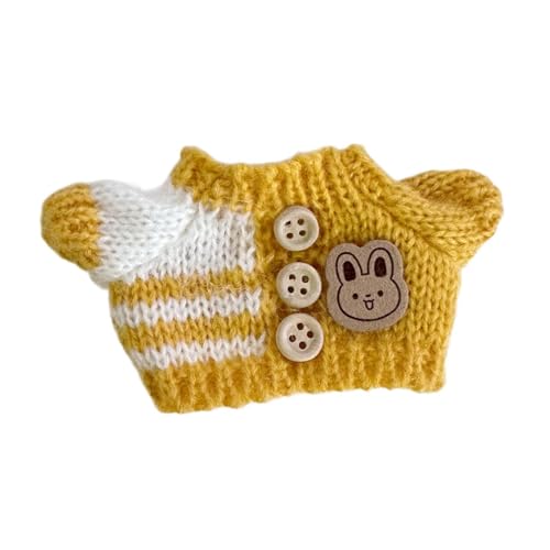 Luwecf Kleidung zum Selbermachen für Puppen, Pullover für Plüschpuppen in 17 cm, Gelb Luwecf Kleidung zum Selbermachen für Puppen, Pullover für Plüschpuppen in 17 cm, Gelb von Luwecf