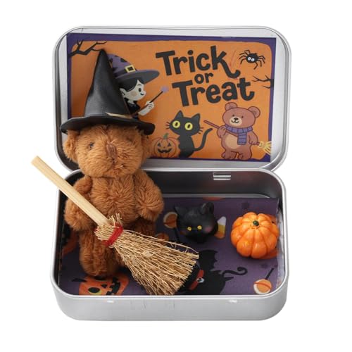 Luwecf Plüschtier Stofftier in Geschenkbox Aus Weichem Plüschstoff Als Kreative Verpackung für Kinder Und Erwachsene Als Halloween Überras, Braun Luwecf Plüschtier Stofftier in Geschenkbox Aus Weichem Plüschstoff Als Kreative Verpackung für Kinder Und Erwachsene Als Halloween Überras, Braun von Luwecf