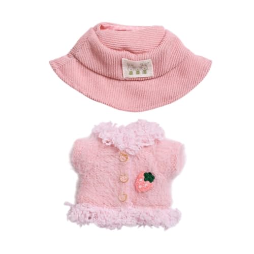 Luwecf Puppenmantel für Rollenspiele, Outfit für kleine Mädchen, DIY-Kleidung für 6,69-Zoll-Puppen, Rosa Luwecf Puppenmantel für Rollenspiele, Outfit für kleine Mädchen, DIY-Kleidung für 6,69-Zoll-Puppen, Rosa von Luwecf