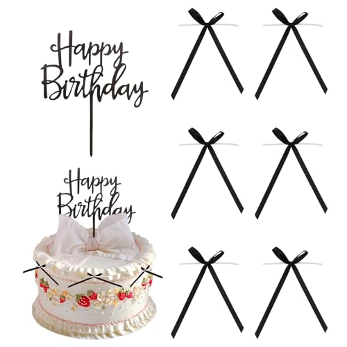 Torten Deko, 6 Stück Cake Topper Geburtstag mit 1 Steckschild Happy Birthday Tortendeko für Kuchen Cupcakes und Desserts Ideal für Partys Feiern und Besondere Anlässe Wie Hochzeiten und Jubiläen Torten Deko, 6 Stück Cake Topper Geburtstag mit 1 Steckschild Happy Birthday Tortendeko für Kuchen Cupcakes und Desserts Ideal für Partys Feiern und Besondere Anlässe Wie Hochzeiten und Jubiläen von LuxStellar