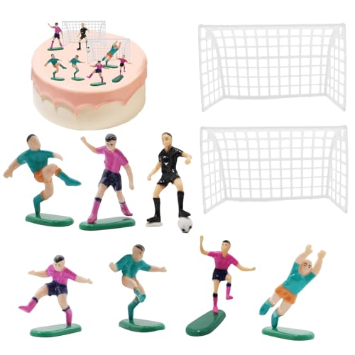 Tortendeko Fußball, 9 Stück Tortenaufleger Fußball Team in Rot Kuchen Deko Fußball für Fußballfans Kindergeburtstag Sportevents und Partys perfekt für Torten Cupcakes und Fan-Dekoration Tortendeko Fußball, 9 Stück Tortenaufleger Fußball Team in Rot Kuchen Deko Fußball für Fußballfans Kindergeburtstag Sportevents und Partys perfekt für Torten Cupcakes und Fan-Dekoration von LuxStellar