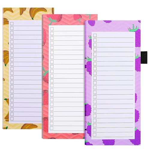 3 PCS Magnetic Shopping List Pad for Fridge, Tear Off Sheets Magnet Notepad Grocery List Fruit Theme Magnetic Notepads for To Do Lists, Shopping, Locker, Filing Cabinet 3 PCS Magnetic Shopping List Pad for Fridge, Tear Off Sheets Magnet Notepad Grocery List Fruit Theme Magnetic Notepads for To Do Lists, Shopping, Locker, Filing Cabinet von Luxiremi