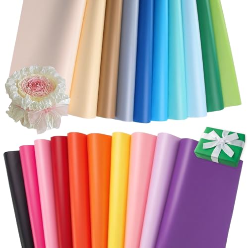 100 Blatt Seidenpapier Bunt 50x70 cm, 20 Farben, Tissue Paper Verpackungsmaterial, Geschenkpapier für Ostern Deko Geburtstag, Hochzeit, DIY, Basteln & Verpacken von Luxoraiova