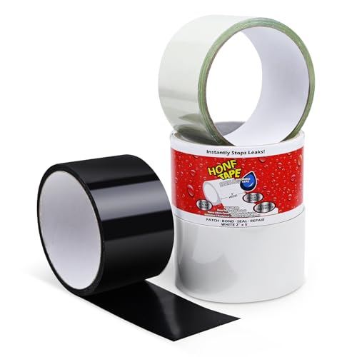 Luxoraiova Extrem Starkes Wasserdichtes Klebeband Außen & Innen, PVC Leck-Reparatur, UV Beständig, duct tape 5cm x1.52, 3 Stück Reparatur-Klebeband von Luxoraiova