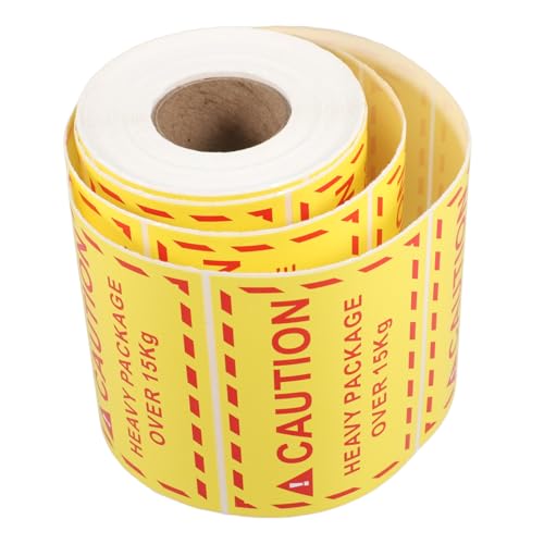 1 Rolle Caution Heavy Package Aufkleber Selbstklebende Warnetiketten für Übergewicht Versand Sichere Handhabung Schwerer Pakete 1 Rolle Caution Heavy Package Aufkleber Selbstklebende Warnetiketten für Übergewicht Versand Sichere Handhabung Schwerer Pakete von Luxshiny