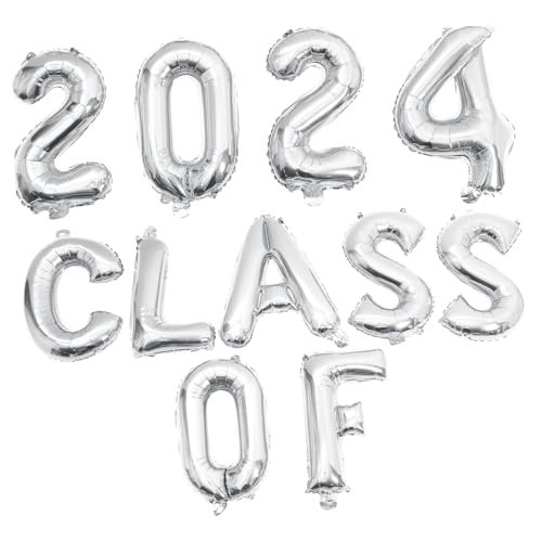 1 Satz Dekoratives Ballonset zur Feier der Abschlussklasse Graduation Party Dekoration Party Supplies für Unvergessliche Feiern von Luxshiny