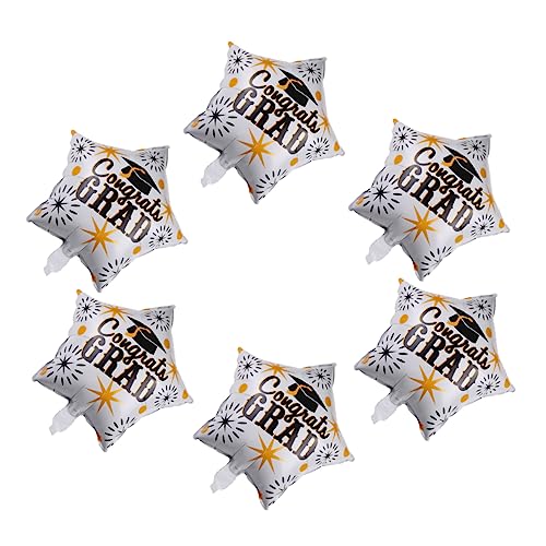 12 Stück Abschlussfeier Luftballons Aluminium Folienballons für Jubiläumsfeiern Geburtstagsfeiern und Besondere Anlässe Dekorative Party Accessoires für Innen und Außenbereiche von Luxshiny