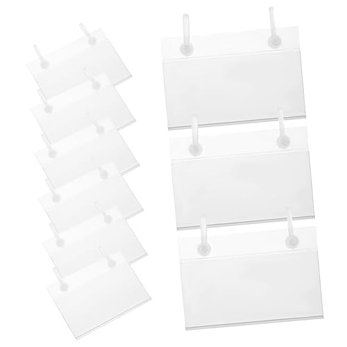 50Stücke Preisschilderhalter aus Transparente Etikettenständer für Supermärkte Einzelhandel für Regal Displays Preisanzeigen Kompatibel 50Stücke Preisschilderhalter aus Transparente Etikettenständer für Supermärkte Einzelhandel für Regal Displays Preisanzeigen Kompatibel von Luxshiny