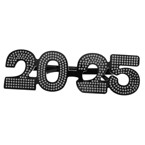 Luxshiny 1 Paar Lustige Neujahrsbrille Dekorative Party Sonnenbrille für Neujahrsfeiern und Kostümpartys Leicht Bequem und Langlebig alle Altersgruppen Luxshiny 1 Paar Lustige Neujahrsbrille Dekorative Party Sonnenbrille für Neujahrsfeiern und Kostümpartys Leicht Bequem und Langlebig alle Altersgruppen von Luxshiny