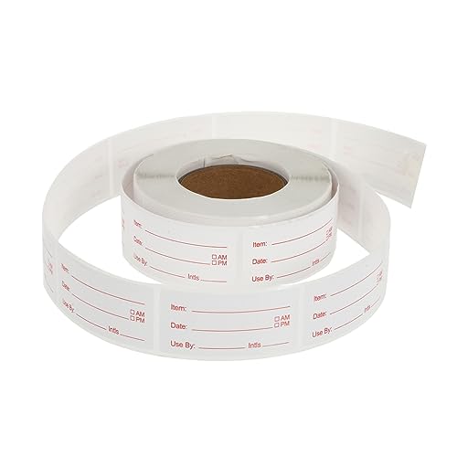 Luxshiny 1 Rolle Etiketten zur Aufbewahrung von Lebensmitteln ablösbare Dosenetiketten entfernbarer Datumsaufkleber kühlschrankaufkleber küchenetiketten tagout tageb Lebensmitteletiketten Luxshiny 1 Rolle Etiketten zur Aufbewahrung von Lebensmitteln ablösbare Dosenetiketten entfernbarer Datumsaufkleber kühlschrankaufkleber küchenetiketten tagout tageb Lebensmitteletiketten von Luxshiny