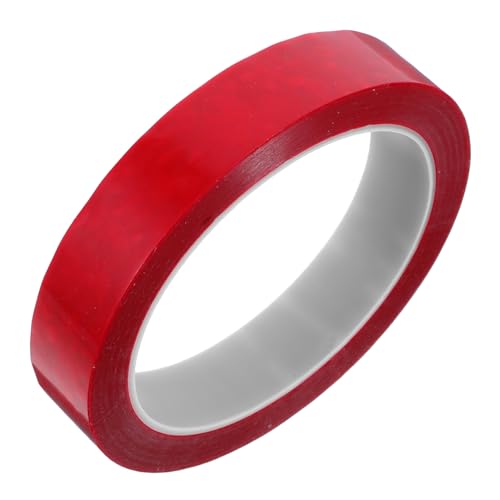 Luxshiny 1 Rolle Sicherheitsband Wickelband Für Sicherheitswarnbänder Verpackungsband Für Pakete Versandband Nachfüllen Versandband, Robust Verpackungsklebeband Rot Das Haustier von Luxshiny