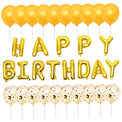 Luxshiny 1 Satz Alles Zum Geburtstag Ballon Ballongirlande Girlanden-kit Ballongirland -kit Geburtstagsdekorationen Geburtstagsballon Dusche Aluminiumfolie Golden Luxshiny 1 Satz Alles Zum Geburtstag Ballon Ballongirlande Girlanden-kit Ballongirland -kit Geburtstagsdekorationen Geburtstagsballon Dusche Aluminiumfolie Golden von Luxshiny