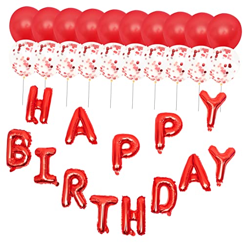 Luxshiny 1 Satz Geburtstagsballon-Set Babyparty-Ballonbogen Bausatz geburtstagsfeier dekorationen ballon Geburtstagsdekorationen geburtstagsdeko ballon Aluminiumfolie rot Luxshiny 1 Satz Geburtstagsballon-Set Babyparty-Ballonbogen Bausatz geburtstagsfeier dekorationen ballon Geburtstagsdekorationen geburtstagsdeko ballon Aluminiumfolie rot von Luxshiny