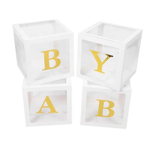 Luxshiny 1 Satz Graduierungsfeier Dekoration Boxen mit Ballons für Festliche Anlässe Zusammenbaubar Papiermaterial für Abschlussfeiern von Luxshiny