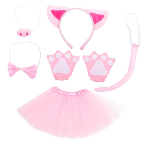 Luxshiny 1 Satz Niedlichen Schwein Kostüm Zubehör für Verstellbares Stirnband Tüllrock Schweinenase für Kostümpartys und Bühnenauftritte Luxshiny 1 Satz Niedlichen Schwein Kostüm Zubehör für Verstellbares Stirnband Tüllrock Schweinenase für Kostümpartys und Bühnenauftritte von Luxshiny