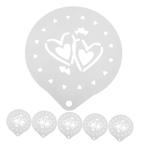 Luxshiny 1 Satz Teiliges Kaffeeverzierungs Schablonen Für Muttertag Fondant Und Keks Dekoration Wiederverwendbare Pet Stencils Für Kreative Kuchen Und Dessertmuster 6 Stück Luxshiny 1 Satz Teiliges Kaffeeverzierungs Schablonen Für Muttertag Fondant Und Keks Dekoration Wiederverwendbare Pet Stencils Für Kreative Kuchen Und Dessertmuster 6 Stück von Luxshiny