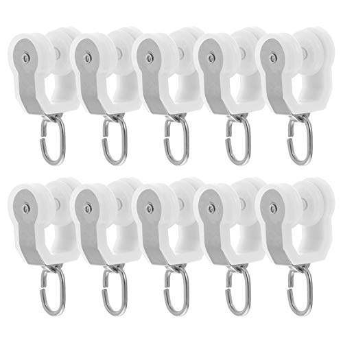 Luxshiny 1 Satz Vorhangschiene Gleitrollen Rostfreie Gardinenrollen Aus Legierung Und Kunststoff Installieren Für Standard Vorhangschienen Geeignet 10 Stück Luxshiny 1 Satz Vorhangschiene Gleitrollen Rostfreie Gardinenrollen Aus Legierung Und Kunststoff Installieren Für Standard Vorhangschienen Geeignet 10 Stück von Luxshiny