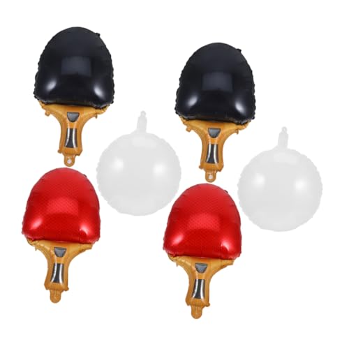 Luxshiny 1 Set Sportballon: Tischtennis-szenenballons Für Kindergeburtstagspartys, Requisiten, Langlebige Runde Folie Für Sportpartys Luxshiny 1 Set Sportballon: Tischtennis-szenenballons Für Kindergeburtstagspartys, Requisiten, Langlebige Runde Folie Für Sportpartys von Luxshiny