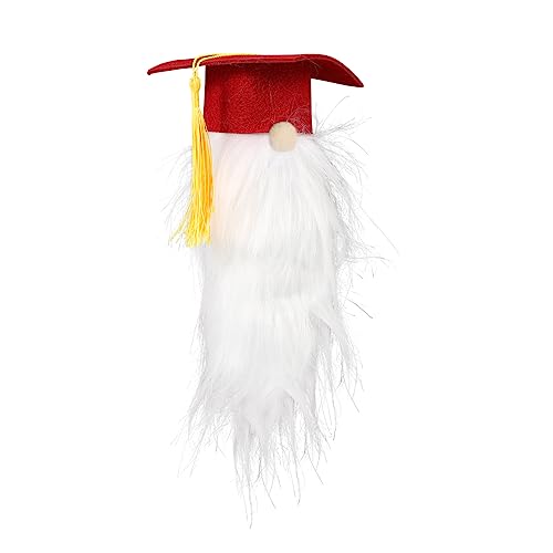 Luxshiny 1 Stück GNOME Doll Desktop Decor Festliche Abschlussfeier Niedliche Figur mit Langem für Kreative Tischgestaltung Graduierungspartys aus Strapazierfähigem von Luxshiny