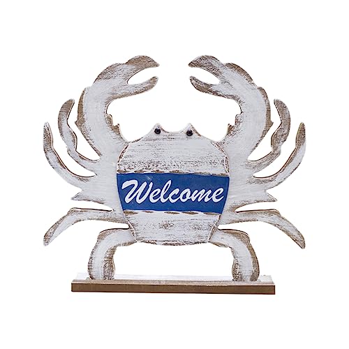Luxshiny 1 Stück Holz Dekoration für Schreibtisch Mediterranes Design und Langlebig Kompakte Kreative Tischornament für Büro und Zuhause von Luxshiny