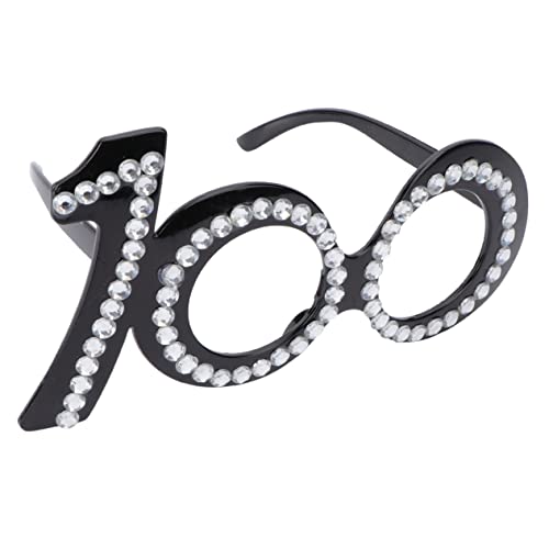 Luxshiny 1 Stück Partybrille Kader Geek Rave-brille Auge Gläser Mode Brille Damen Geburtstag Bunt Dekorativ Zubehör Brille Für Geburtstagsbrille Für Erwachsene Plastik von Luxshiny