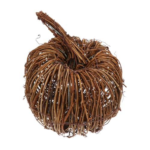 Luxshiny 1 Stück Woven Pumpkin Dekoration für Halloween Herbst Handgefertigtes Rattan Ornament Tischdeko und Langlebig Wohnaccessoire für Festliche Anlässe Luxshiny 1 Stück Woven Pumpkin Dekoration für Halloween Herbst Handgefertigtes Rattan Ornament Tischdeko und Langlebig Wohnaccessoire für Festliche Anlässe von Luxshiny