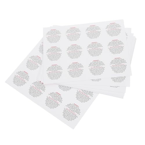 Luxshiny 10 Blatt Hochtemperatur Warnaufkleber für Kerzengläser Wasserfeste Etiketten für Diy Kerzenherstellung Sicherheitslabel für Aromakerzen Einfach Anzuwenden für Verschiedene Luxshiny 10 Blatt Hochtemperatur Warnaufkleber für Kerzengläser Wasserfeste Etiketten für Diy Kerzenherstellung Sicherheitslabel für Aromakerzen Einfach Anzuwenden für Verschiedene von Luxshiny