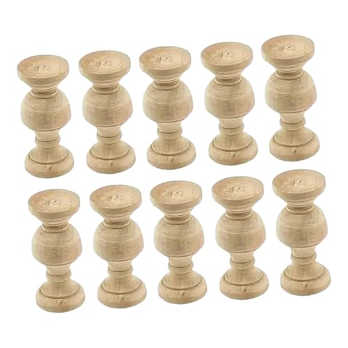 Luxshiny 10 Stück Bastelspindeln, Unbehandeltes Holz, Bastelspindeln Für Heimwerkermöbel, Dekorative Holzsäulen Für Weinregal Und Bettrahmen Luxshiny 10 Stück Bastelspindeln, Unbehandeltes Holz, Bastelspindeln Für Heimwerkermöbel, Dekorative Holzsäulen Für Weinregal Und Bettrahmen von Luxshiny