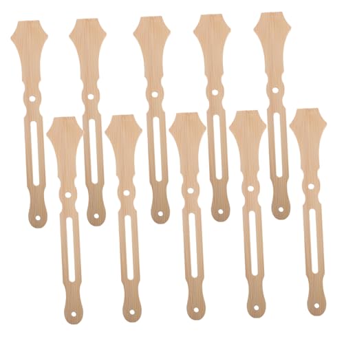 Luxshiny 10 Stück Fächergriff Aus Bambus Bastelstöcke Aus Holz Diy-fans Zum Basteln Lüftergriffe Lüfter Klebt Diy -fan Handheld -fan Bastelstangen Stöcke Zum Basteln Diy Beige von Luxshiny