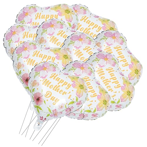 Luxshiny 10 Stück Giant Foil Balloon Herzförmige Muttertags Dekoration aus Aluminiumfolie Pastellfarben für Unvergessliche Feierlichkeiten und Kreative Luxshiny 10 Stück Giant Foil Balloon Herzförmige Muttertags Dekoration aus Aluminiumfolie Pastellfarben für Unvergessliche Feierlichkeiten und Kreative von Luxshiny