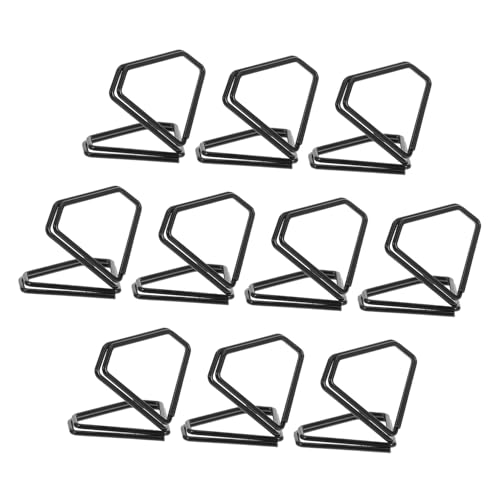Luxshiny 10 Stück Visitenkartenhalter aus Metall Notizhalter aus Metall Halter für Büroklammern Hochzeit Büroklammern Kartenhalter für Schreibtisch Dreieck-Notizhalter Black Luxshiny 10 Stück Visitenkartenhalter aus Metall Notizhalter aus Metall Halter für Büroklammern Hochzeit Büroklammern Kartenhalter für Schreibtisch Dreieck-Notizhalter Black von Luxshiny