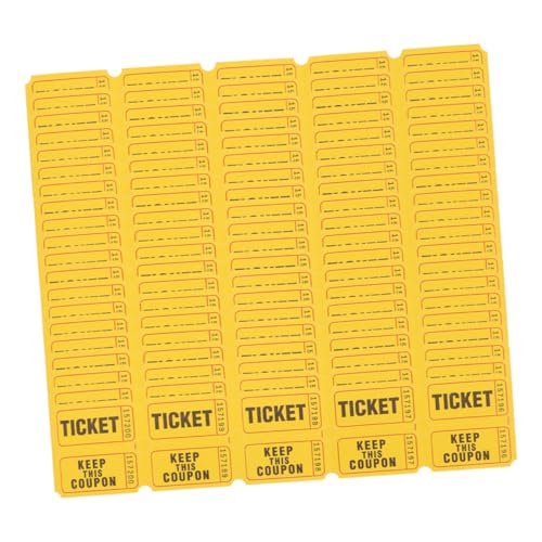 Luxshiny 100stücke Papier-verlosungskarten Für Veranstaltungen Wettbewerbe Und Feierlichkeiten Robuste Tickets Zur Steigerung Der Teilnehmerinteraktion Und Engagement Bei Festen Und von Luxshiny