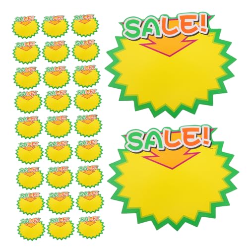 Luxshiny 100 Stück Verkaufspreisschilder aus Papier Preisetiketten für Einzelhandel Supermärkte Multifunktionale Preisschilder für Produktinformationen Luxshiny 100 Stück Verkaufspreisschilder aus Papier Preisetiketten für Einzelhandel Supermärkte Multifunktionale Preisschilder für Produktinformationen von Luxshiny