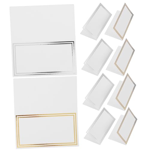 Luxshiny 100Stücke Tischkarten für Hochzeiten Kreative Namenskarten Platzkarten Ergänzung für Feiern für Gäste und Veranstaltungen von Luxshiny