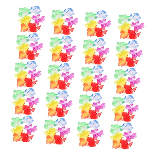 Luxshiny 10Paare Hawaiianisches Party Armbandset Farbenfrohe Handgelenksbänder für Kostümpartys Events und Fotografie Requisiten Handgefertigt im Tropischen Luxshiny 10Paare Hawaiianisches Party Armbandset Farbenfrohe Handgelenksbänder für Kostümpartys Events und Fotografie Requisiten Handgefertigt im Tropischen von Luxshiny