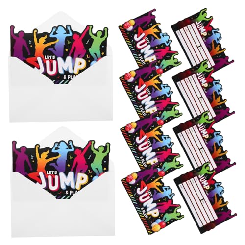 Luxshiny 12 Sets Partyeinladungskarten Gebunden Partyeinladungen Einladung Geburtstagskarten Get Together Einladungen Festliche Einladungskarten Kindergeburtstagseinladungen von Luxshiny