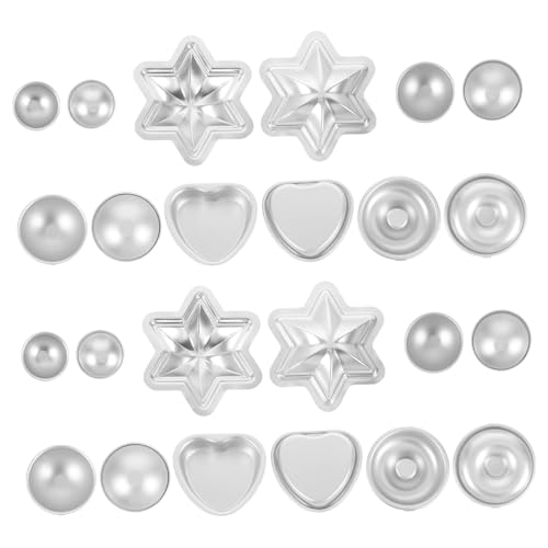 Luxshiny 12 Stück Kuchenform Geburtstagstorte Formen zur Seifenherstellung Badekugel-Form halbrunde Kugelbadform Kerzenherstellung von Formen Aluminiumlegierung Silver Luxshiny 12 Stück Kuchenform Geburtstagstorte Formen zur Seifenherstellung Badekugel-Form halbrunde Kugelbadform Kerzenherstellung von Formen Aluminiumlegierung Silver von Luxshiny