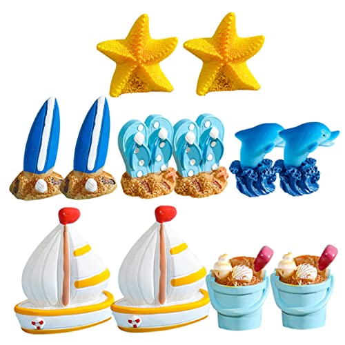 Luxshiny 12 Stück Mediterranes Mikrolandschaftsornament Teiliges mit Harz Dekoren Surfer Seestern Segelboot Sandbucket für Tischdekoration Fotografie und Kreative Projekte Luxshiny 12 Stück Mediterranes Mikrolandschaftsornament Teiliges mit Harz Dekoren Surfer Seestern Segelboot Sandbucket für Tischdekoration Fotografie und Kreative Projekte von Luxshiny