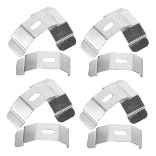 Luxshiny 12 Stück Roller Shade Halterungen Montageset für Vorhangstangen Verstellbare Unterstützung für Vertikaljalousien und Zubehör für Fensterbehandlungen Langlebige und Einfach zu von Luxshiny