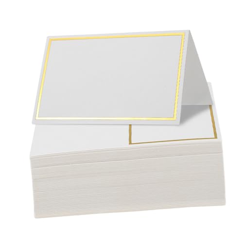 Luxshiny 120 Stück Tischkarten für Hochzeiten Kreative Platzkarten mit Goldrand Namenskarten für und Feiern Tischdekoration für Romantische Anlässe Luxshiny 120 Stück Tischkarten für Hochzeiten Kreative Platzkarten mit Goldrand Namenskarten für und Feiern Tischdekoration für Romantische Anlässe von Luxshiny
