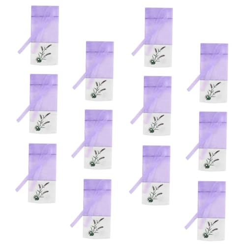 Luxshiny 12Stücke Leere Lavendel Säckchen Kordelzugbeutel für Gewürze für und Partydekorationen Kompaktes Design zu Verwenden von Luxshiny
